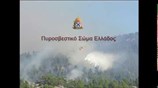 Οπτικό υλικό απο την δασική πυρκαγιά στην Εύβοια