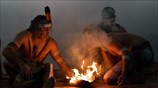 Παραδοσιακή τελετή απο Αυστραλούς ιθαγενείς στην Αδελαΐδα
