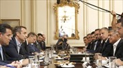 Σε εξέλιξη συνάντηση του Κ. Μητσοτάκη με τους νέους Περιφερειάρχες