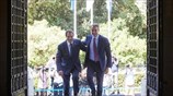 Συνάντηση του Πρωθυπουργού Κ. Μητσοτάκη με τον Πρόεδρο της Κυπριακής Δημοκρατίας Ν. Αναστασιάδη