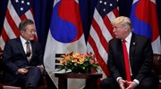 Οι πρόεδροι των ΗΠΑ και της Ν. Κορέας θα συναντηθούν στο περιθώριο της Γ.Σ. του ΟΗΕ