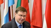 Ντομπρόβσκις: Η Ε.Ε. συζητά τρόπους να διευκολύνει τις επενδύσεις