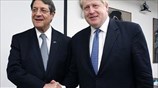 Brexit, ΑΟΖ και Κυπριακό συζήτησαν Αναστασιάδης και Τζόνσον