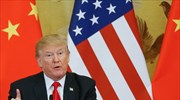 ΗΠΑ: Ο Τραμπ δεν βιάζεται για εμπορική συμφωνία με την Κίνα