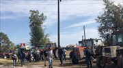 Λάρισα: Συλλαλητήριο αγροτών στο κόμβο του Πλατυκάμπου
