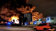 Γαλλία: Μεγάλη πυρκαγιά σε εργοστάσιο χημικών στη Ρουέν