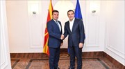 Τσίπρας-Ζάεφ: Ώρα για πράσινο φως σε ενταξιακές διαπραγματεύσεις της Βόρειας Μακεδονίας