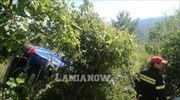 Λαμία: Πτώση αυτοκινήτου σε γκρεμό - Επιχείρηση απεγκλωβισμού