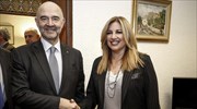 Γεννηματά προς Μοσκοβισί: Μείωση πλεονασμάτων για να τονωθεί η ανάπτυξη