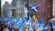 Σκωτία: Μαζική διαδήλωση υπέρ της ανεξαρτησίας