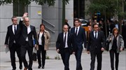 Ισπανία: Ποινές κάθειρξης έως 13 ετών στους αυτονομιστές ηγέτες της Καταλονίας