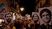 Πορείες υπέρ και κατά της ανεξαρτησίας στη Βαρκελώνη