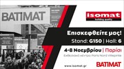 Η ISOMAT στη διεθνή έκθεση BATIMAT 2019