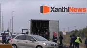 Εγνατία Οδός: Εντοπισμός 41 μεταναστών σε φορτηγό - ψυγείο