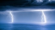 Πάνω από 3.500 κεραυνοί τη Δευτέρα