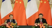 Σι και Μακρόν στηρίζουν τη «μη αναστρέψιμη» συμφωνία του Παρισιού για το Κλίμα