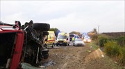 Σλοβακία: 13 νεκροί και 20 τραυματίες από σύγκρουση λεωφορείου με φορτηγό