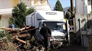 Κινέτα: Τοπίο καταστροφής μετά το πέρασμα της κακοκαιρίας
