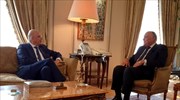 Σε εξέλιξη η συνάντηση Δένδια - Σούκρι στο Κάιρο