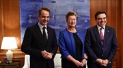Σύσκεψη στο Μαξίμου με Σχοινά και Γιόχανσον για το μεταναστευτικό
