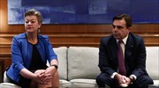 Σχοινάς - Γιόχανσον: Προσηλωμένοι στην εφαρμογή της Συμφωνίας Ε.Ε. - Τουρκίας