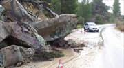 Ημαθία-Χαλκιδική: Σοβαρά κυκλοφοριακά προβλήματα λόγω κακοκαιρίας