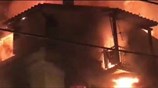 Κέρκυρα: Μεγάλη φωτιά σε τριώροφη μονοκατοικία