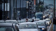 Πολύ αυξημένη η κίνηση στους δρόμους της Αθήνας