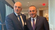 Τηλεφωνική επικοινωνία Δένδια - Τσαβούσογλου