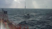 Βίντεο από τη διάσωση επιβαινόντων σε ακυβέρνητο ιστιοφόρο στον Σαρωνικό