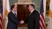 Στις 7 Ιανουαρίου ο Πομπέο στην Κύπρο