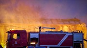 Πυρκαγιά σε εργοστάσιο στην περιοχή της Κατερίνης