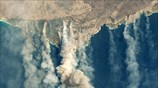 Φωτιά στην Αυστραλία από ψηλά