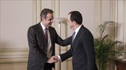 Μητσοτάκης - Χριστοδουλίδης: Επαναβεβαιώθηκε η άριστη συνεργασία Ελλάδας - Κύπρου