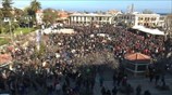 Χίος: Μαζική κινητοποίηση κατά του σχεδιασμού για το μεταναστευτικό