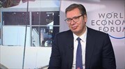 Νταβός: Ο πρόεδρος της Σερβίας, Αλεξάνταρ Βούτσιτς στο Euronews