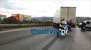 Θεσσαλονίκη: Καραμπόλα επτά αυτοκινήτων, κλειστή η έξοδος προς Αθήνα