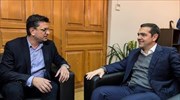 Συνάντηση Αλέξη Τσίπρα με τον Δήμαρχο Ανδραβίδας- Κυλλήνης