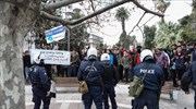 Tension for second day on Lesvos, as would-be asylum seekers again take to streets