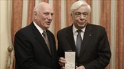 Παράσημο του Ταξιάρχη του Τάγματος της Τιμής στον ακαδημαϊκό Χρ. Ζερεφό