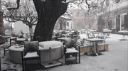 Ρέθυμνο: Στα λευκά ντύθηκαν τα Ανώγεια