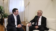 Η συνεργασία ΣΥΡΙΖΑ-ΕΤΕπ στο επίκεντρο της συνάντησης Τσίπρα-Χόγιερ