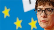 Κραμπ-Καρενμπάουερ: Θα προτείνει αρχηγό της CDU στις 24 Φεβρουαρίου
