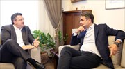 Συνάντηση Κ. Μητσοτάκη - Απ. Τζιτζικώστα το απόγευμα