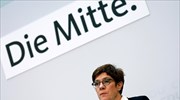 Αποκρούει τους ισχυρισμους του SPD η Κραμπ-Καρενμπάουερ