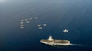 Ελληνικά F-16 και γαλλικά Rafale πάνω από το Charles de Gaulle (βίντεο)
