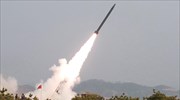 Τρεις πυραύλους αγνώστου τύπου εκτόξευσε η Βόρεια Κορέα