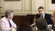 Μητσοτάκης - Γιόχανσον:  Ασύμμετρη απειλή στα θαλάσσια και χερσαία σύνορα