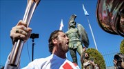 Ολυμπιακή Φλόγα: Ο Τζέραρντ Μπάτλερ φώναξε «This is Sparta»
