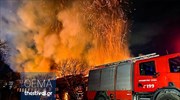 Θεσσαλονίκη: Φωτιά στο πρώην στρατόπεδο Κόδρα